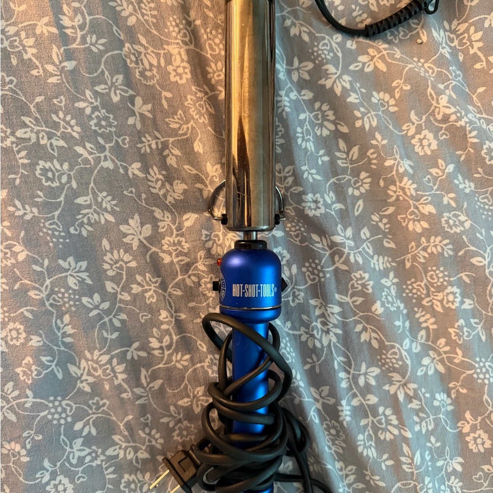 Hot Shot Tools Blue Curling Iron Wand